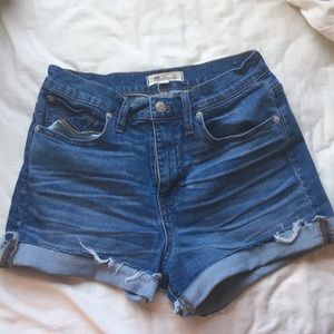 Madewell denim cutoff shorts
